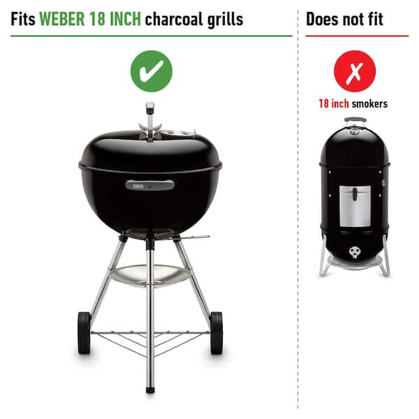 Weber Cooking Grill Grate Replacement for 18 1/2 One Touch Kettle Smokey Cooker 