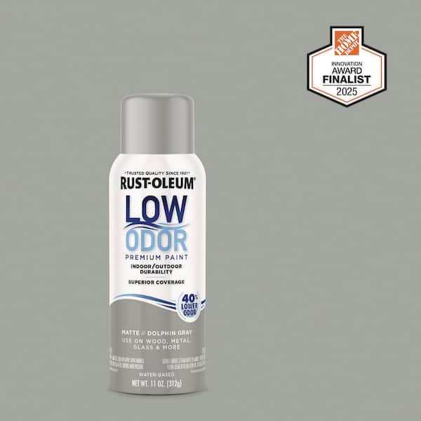 11 oz. Matte Dolphin Gray Low Odor Water-Based Spray