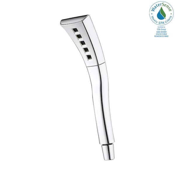 Delta 1-Spray Patterns 1.75 GPM 2.38 in. Wall Mount Handheld Shower Head with H2Okinetic in Chrome