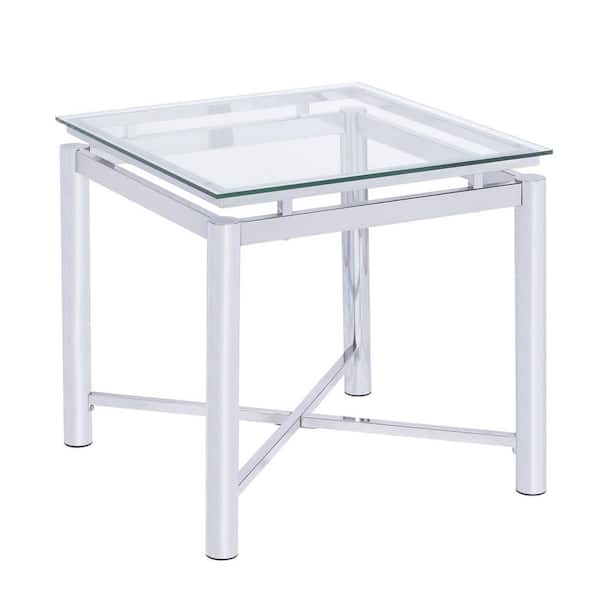 Picket House Furnishings Monroe Clear Modern End Table