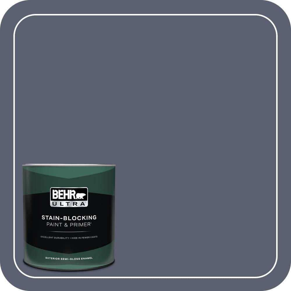 1 qt. #S550-6 Mysterious Night Semi-Gloss Enamel Exterior Paint & Primer price history on PriceWatchPro