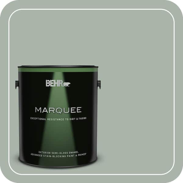 BEHR MARQUEE 1 gal. #BXC-38 Alpine Air Semi-Gloss Enamel Exterior Paint & Primer