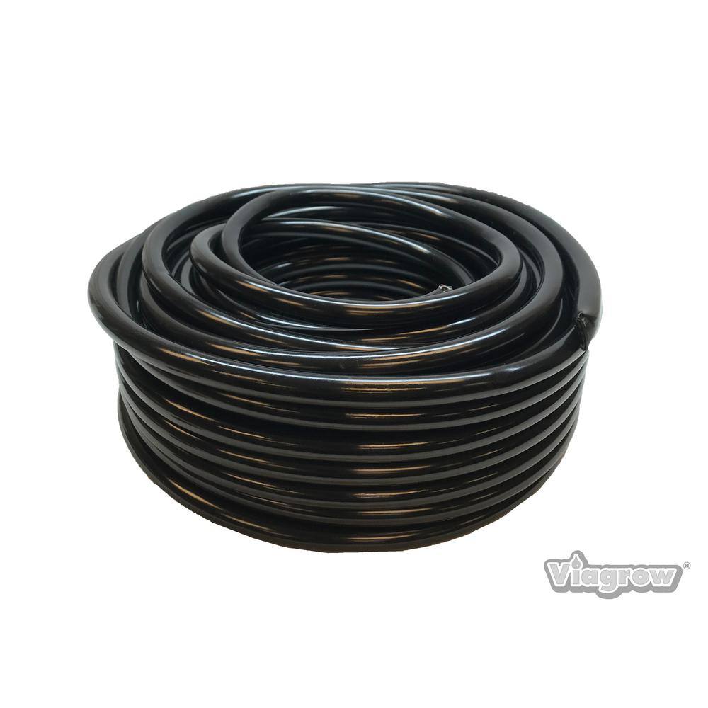 Viagrow 100 ft. 30 m, 1/2 in. I.D-5/8 in. Vinyl Multi-Purpose BPA Free Food  Grade Soft Irrigation Tubing V708265 - The Home Depot