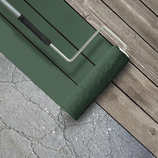 1 gal. #PFC-40 Green Low-Lustre Enamel Interior/Exterior Porch and Patio Floor Paint