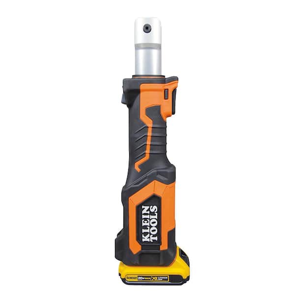 Klein Tools Battery-Operated D3 Groove Crimper with Two Ah Batteries  Charger and Bag BAT207T2 The Home Depot