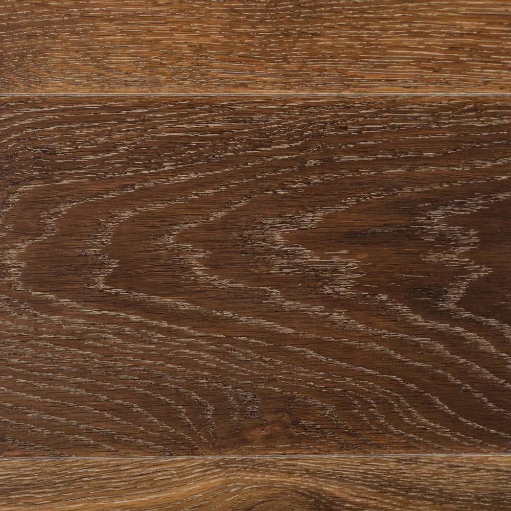 NATU Take Home Sample - Wide Plank Hickory Glazed Engineered Hardwood Flooring - 5 in. X 7 in., Medium