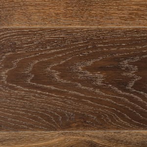 Take Home Sample - Wide Plank Hickory Glazed Engineered Hardwood Flooring - 5 in. X 7 in.