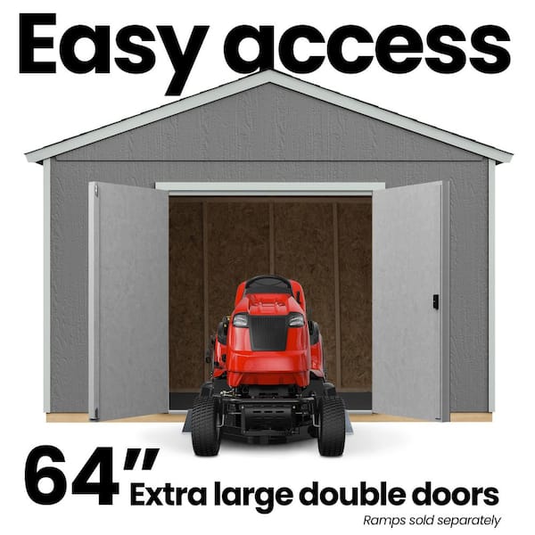Do-It Yourself Astoria 12 ft. x 24 ft. Wood Garden Shed Storage with Smartside and Floor System Included (288 sq. ft.)