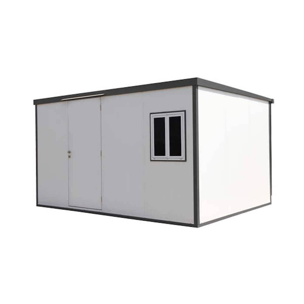 Duramax Building Products Flat Roof 13 ft. x 10 ft. Insulated Building ...