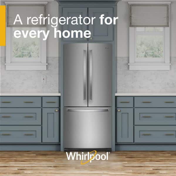 Whirlpool 20 cu. ft. French Door Refrigerator in Fingerprint