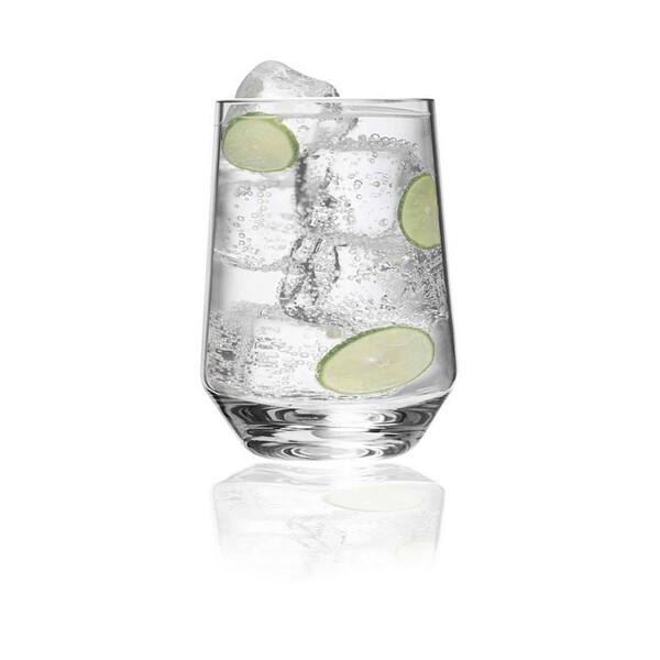 Aoibox (Set of 4) 9 oz. Clear Premium Quality Unbreakable Stemless