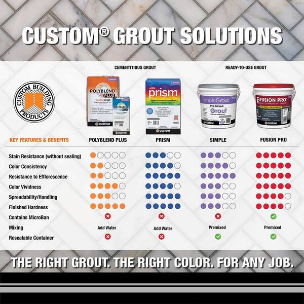 Custom Building Products Prism #52 Tobacco Brown 17 lb. Ultimate Performance Grout