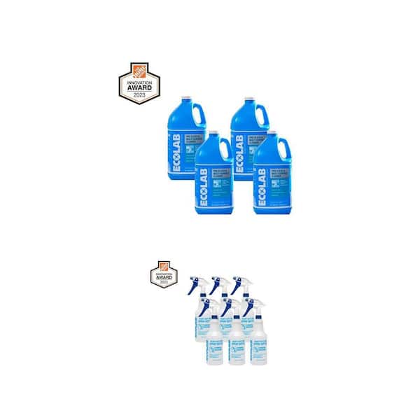 32 oz. Heavy Duty Pro All Purpose Spray Bottle (6-Pack) and 1 Gal. Ammonia-Free Pro Glass Cleaner (4-Pack) Combo