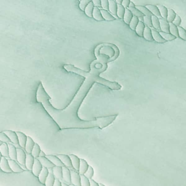 swift home Cozy Cotton Candy Soft Sage Anchor 17 in. x 24 in. Non-Slip  Memory Foam Super Absorbent Bath Rug SHRG1-001-SAG17 - The Home Depot