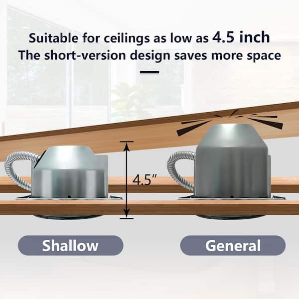 MW MWLIGHTING 4in. Aluminum Air Tight IC Rated New Construction