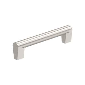 Composite 5-1/16 in. Modern Satin Nickel Bar Cabinet Pull