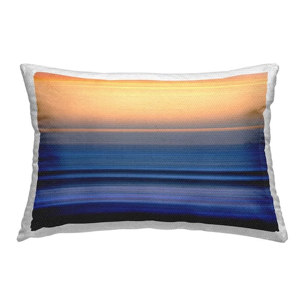 Stupell Industries Modern Seascape Sunrise Outdoor Printed Throw Pillow by Paul Martin