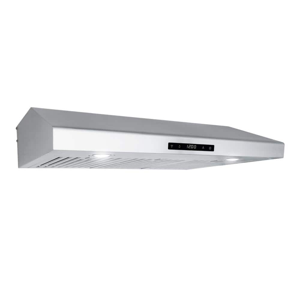30 Inch Stainless Steel Under Cabinet Range Hood with LED Lights