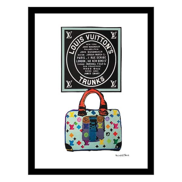 VENICE BEACH Collections Designer Handbag by Fairchild Paris 1-Piece Framed Graphic Print Abstract Poster Art Print 18 in. x 14 in.