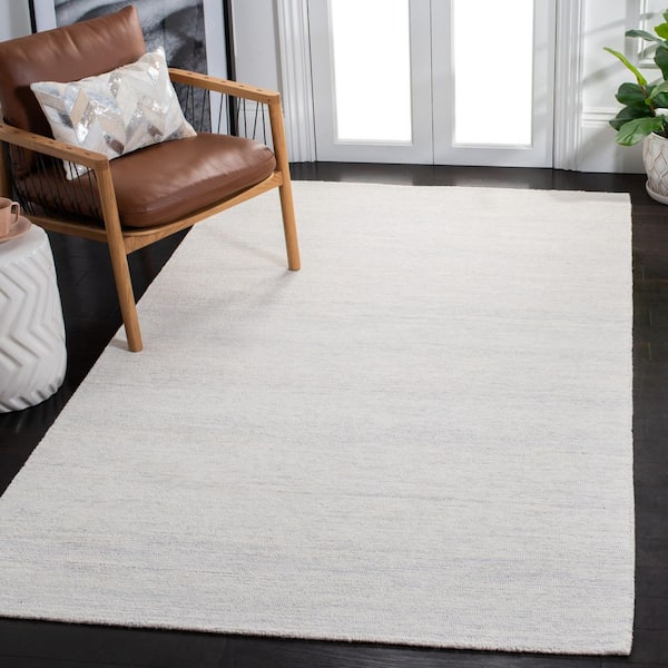 Metro 6 ft. x 9 ft. Ivory Gradient Striped Area Rug