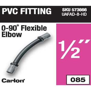 1/2 in. Flexible PVC Elbow