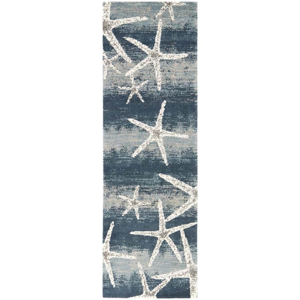 Martin Blue 2 ft. x 7 ft. Starfish Runner Rug price history on PriceWatchPro