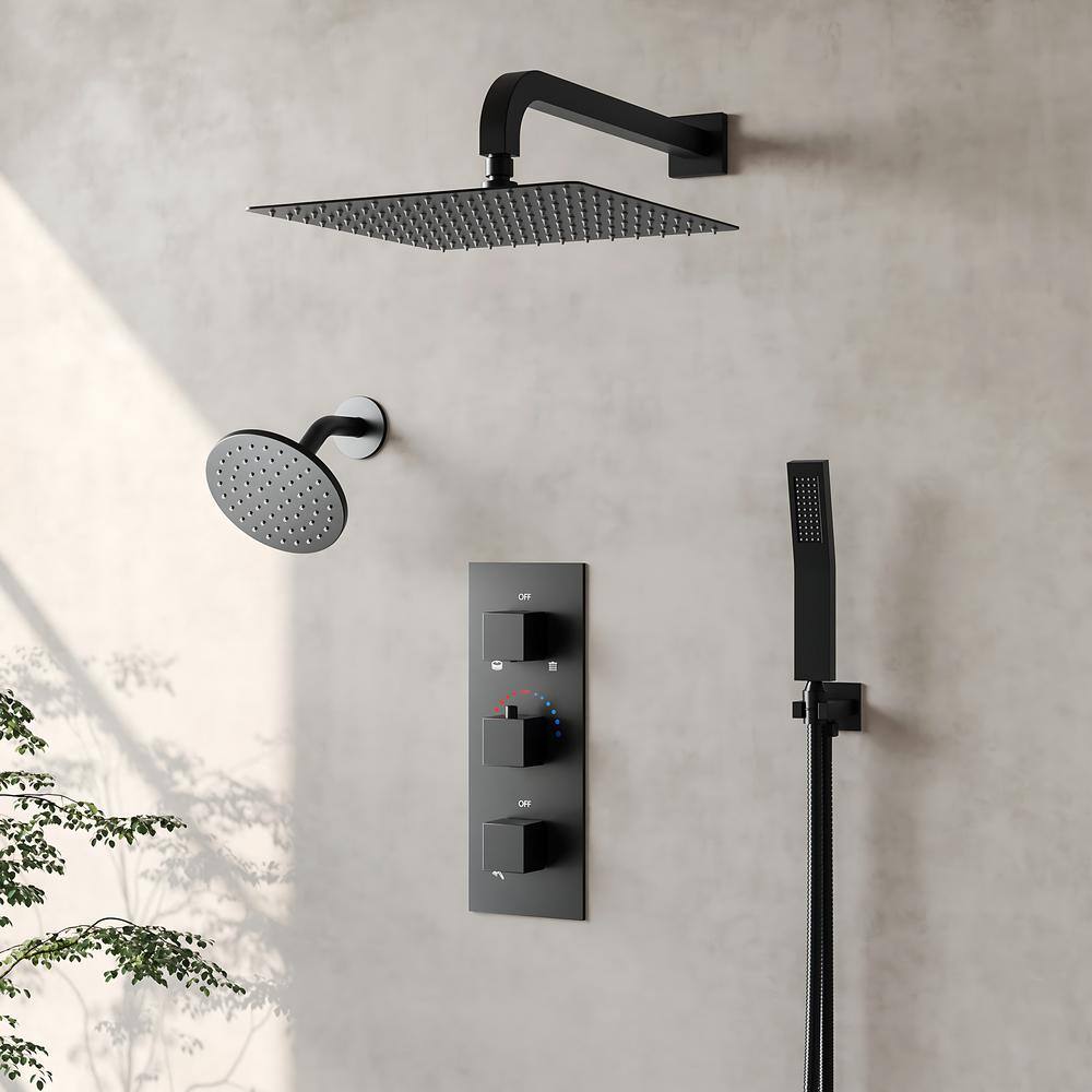 Everstein Spray Patterns Gpm In Dual Shower Head Wall