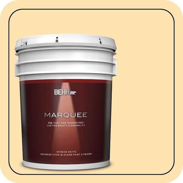 BEHR MARQUEE 5 gal. #360C-2 Wickerware Matte Interior Paint & Primer