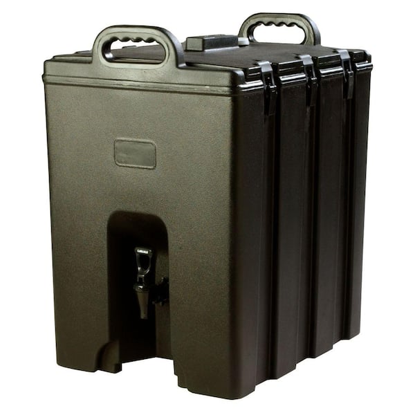 Photo 1 of Insulated 10 gal. Beverage Server with Nylon Latch in Black