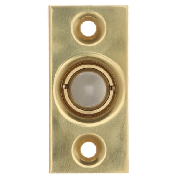 Ball Catch Tension Latch for Doors Solid Brass Round Corner 8 Finishes by FPL