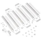 12 in. LED 6000K White Under Cabinet Lighting, Dimmable Hand Wave Activated (6-Pack)