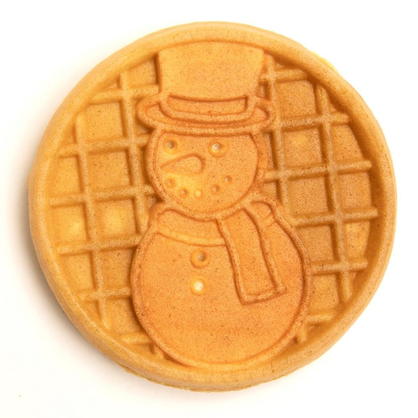 Nostalgia MyMini Snowman Waffle Maker - Blue