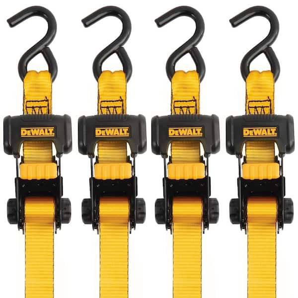 1.25 in. x 16 ft. Ratchet Tie-Down Straps 3000 lbs. Break Strength (4-Pack)