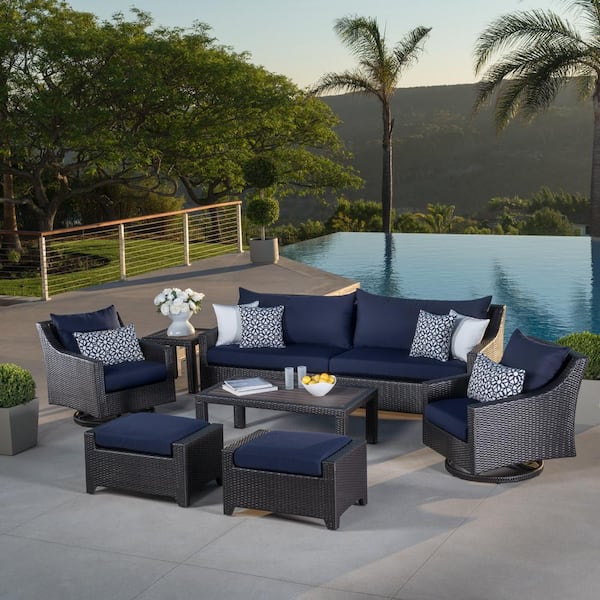 Outdoor furniture sets 2025 with sunbrella cushions