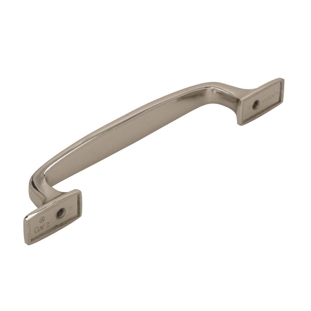 Polished Nickel 5-1/16" Cabinet Bar Pull with Mounting Hardware