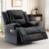 Merax Black 360° Swivel And Rocking Home Theater Recliner Manual ...