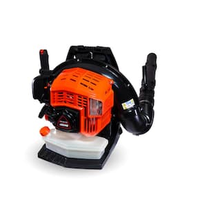 200 MPH 700 CFM 59.7 cc Gas Low Exhaust Emission Engine Backpack Leaf Blower with Hip-Mounted Throttle