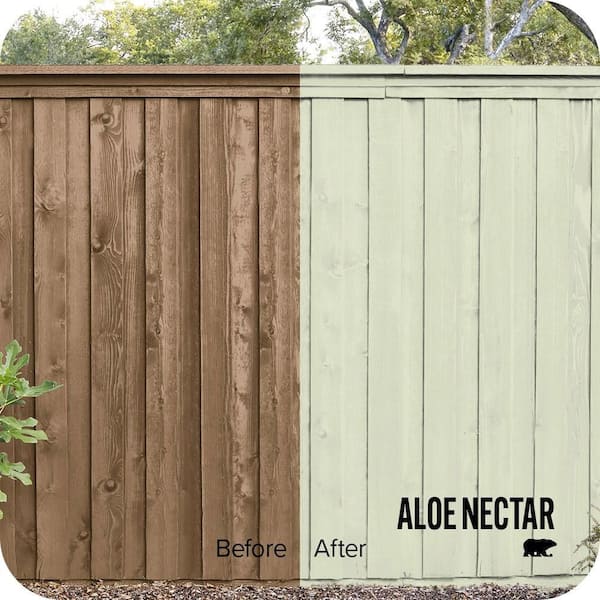 5 gal. #M350-2 Aloe Nectar Solid Color House and Fence Exterior Wood Stain