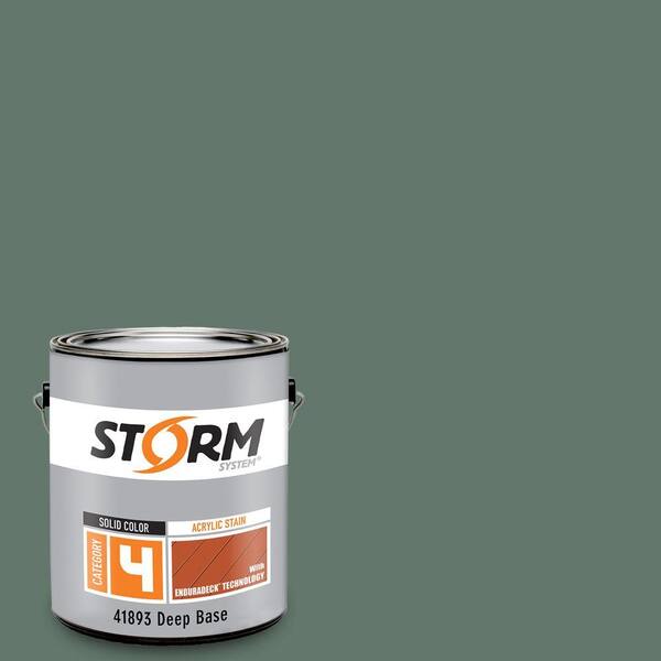 Storm System Category 4 1 gal. Zion Forest Exterior Wood Siding, Fencing and Decking Acrylic Latex Stain with Enduradeck Technology