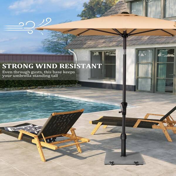 at home at home patio umbrella SUPERJARE 13FT Outdoor for Patio, Double sided Pool Umbrellas with Fade Resistant Canopy, Large Table Umbrella for Deck, Market, Backyard LIVING ACCENTS 9 ft. ATT|Markdown|6 Months Markdown Size:139 This umbrella also features