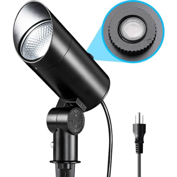 5 ft. 6 ft. 30W 5000K Dusk to Dawn Flagpole Spot Light with Photocell Sensor Ultra Bright Bullet LED