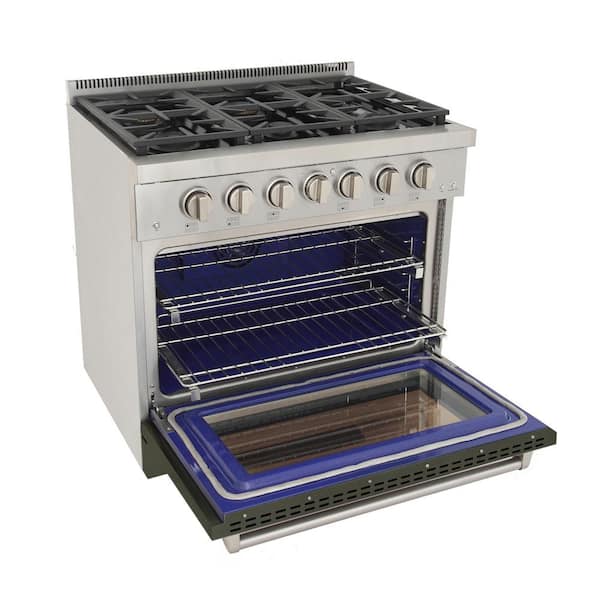 Kucht 36 in. 5.2 cu. ft. 6-Burners Freestanding Propane Gas Range