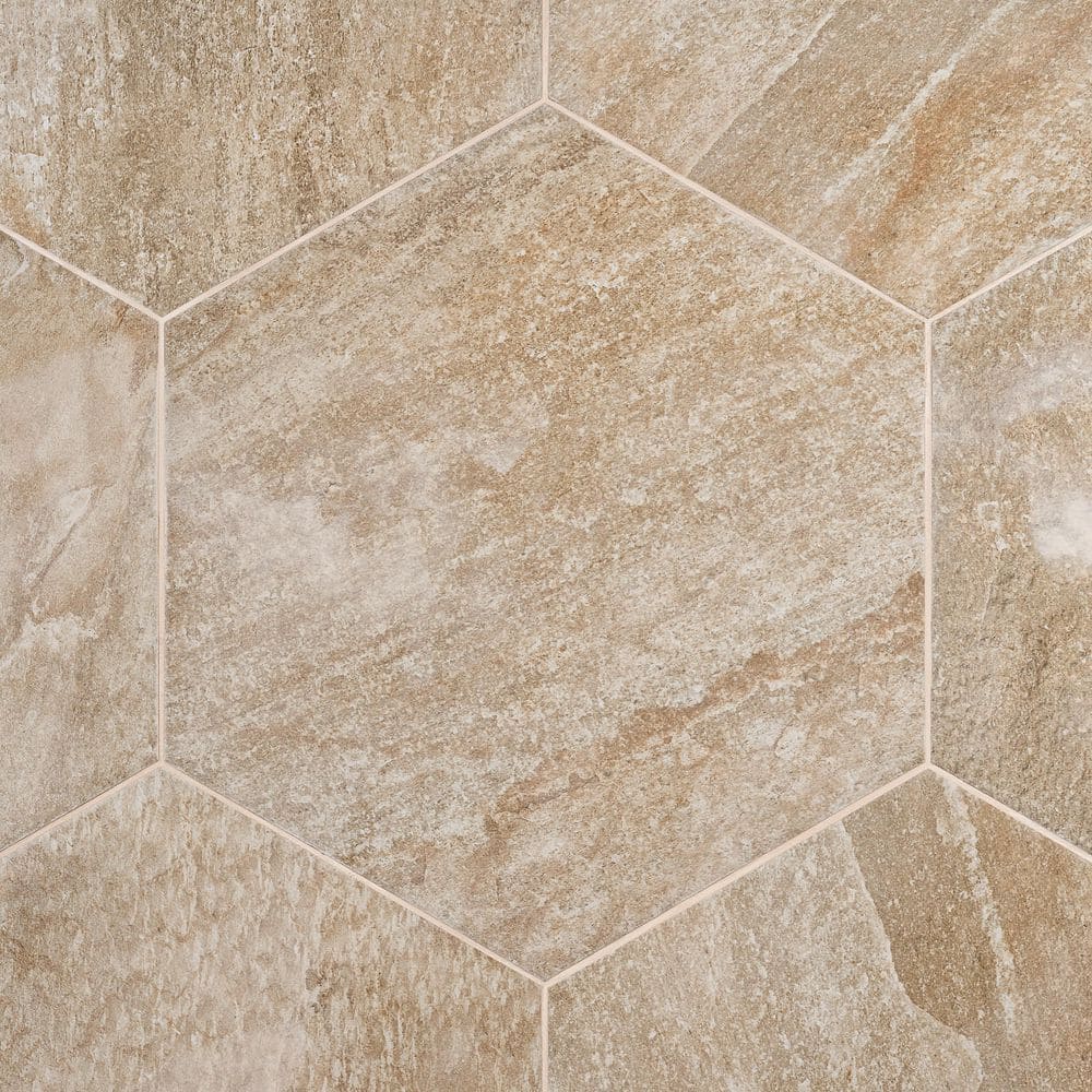 Stonewell Sand Beige 19.08 in. x 22.04 in. Hexagon Matte Porcelain Floor and Wall Tile (12.91 sq. ft./ Case) price history on PriceWatchPro