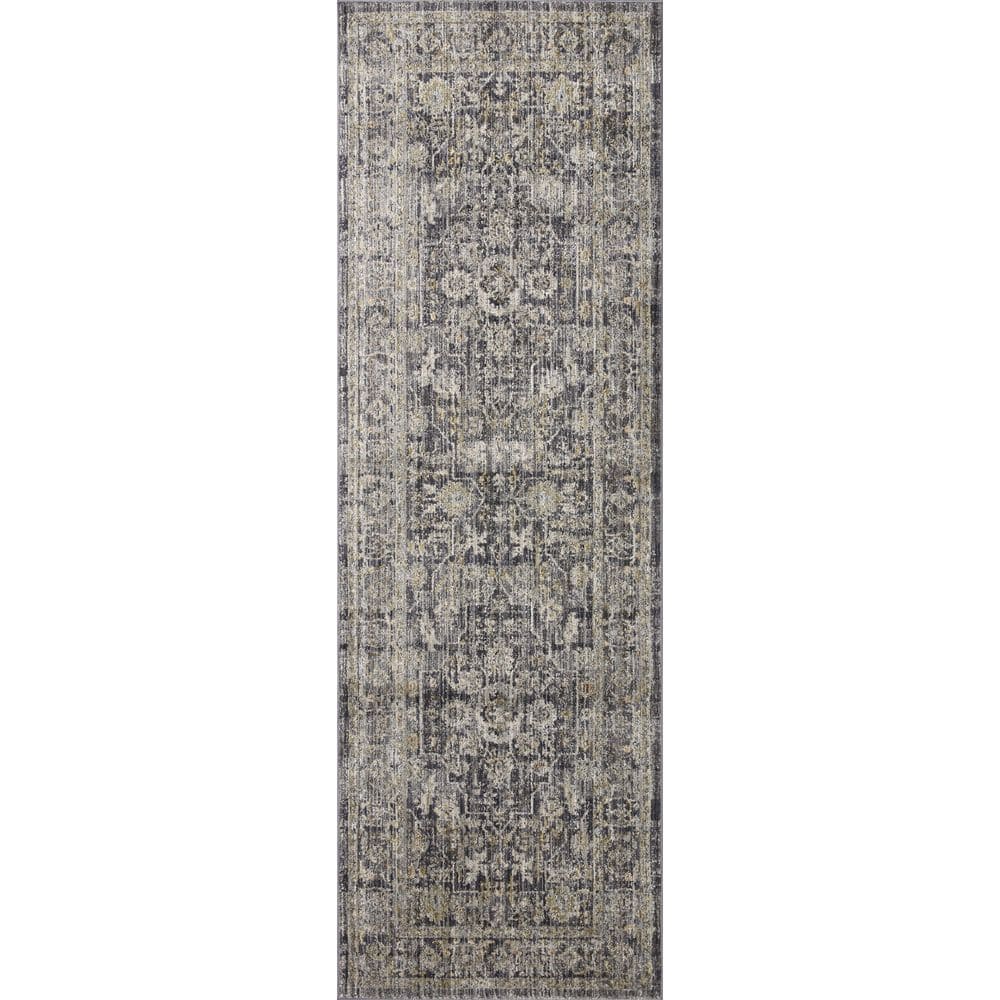 Jean Stoffer Katherine Midnight  / Tobacco 2 ft. 7 in. x 8 ft. Traditional Runner Rug price history on PriceWatchPro