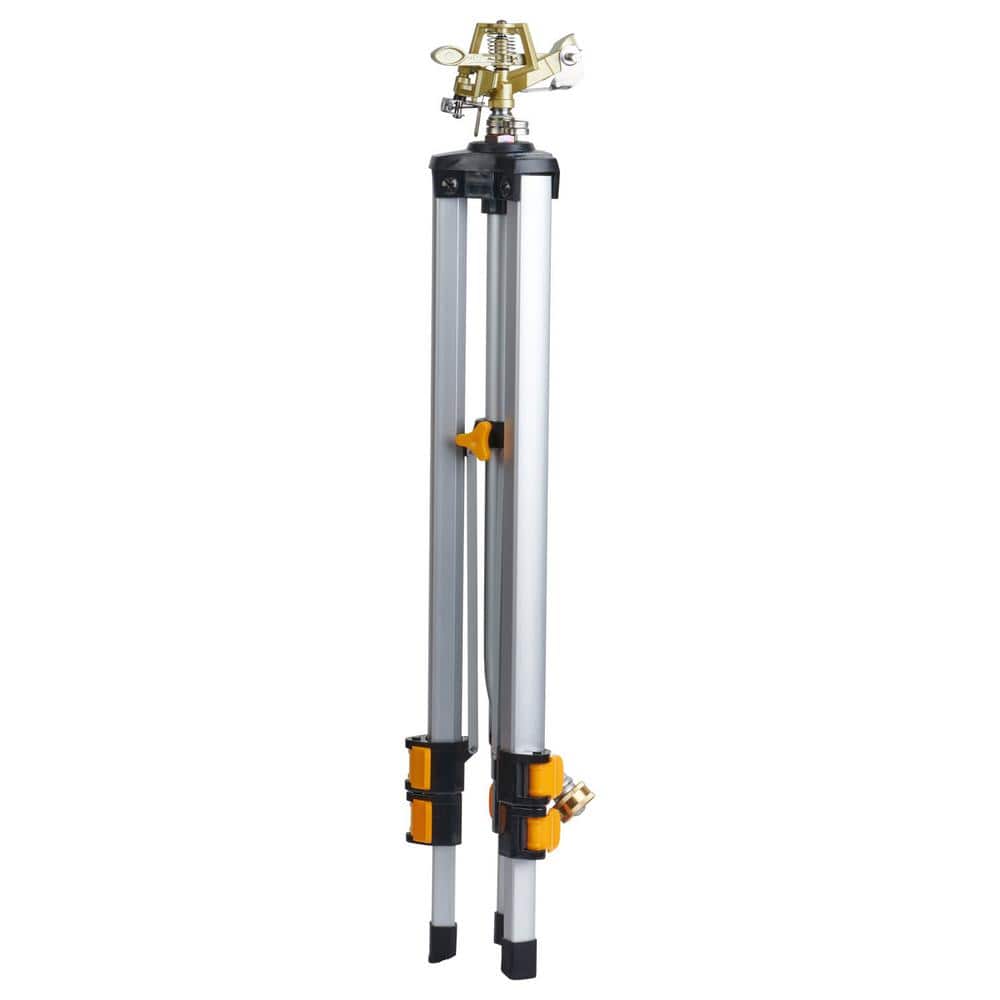 Adjustable Height Metal Tripod Lawn Sprinkler