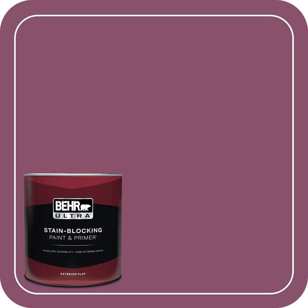 1 qt. #M120-7 Raspberry Crush Flat Exterior Paint & Primer price history on PriceWatchPro