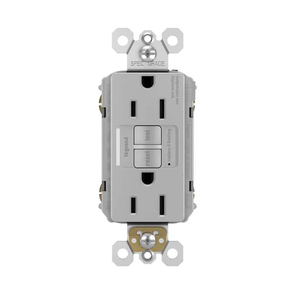 Legrand radiant White 15-Amp Decorator GFCI Residential/Commercial Outlet Legrand radiant White 15-Amp Decorator GFCI Residential/Commercial Outlet