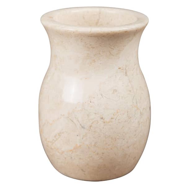 Vase Natural Marble Tumbler in Champagne Color