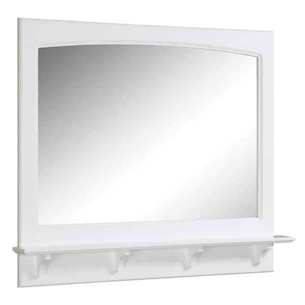 Design House Concord 36 in. W x 31 in. H Framed Rectangular Bathroom Vanity Mirror in White