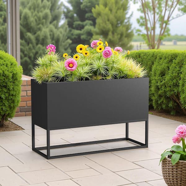 PexFix 18.1 in. L x 46.8 in. W x 36.2 in. H 279 qts. Black Metal ...